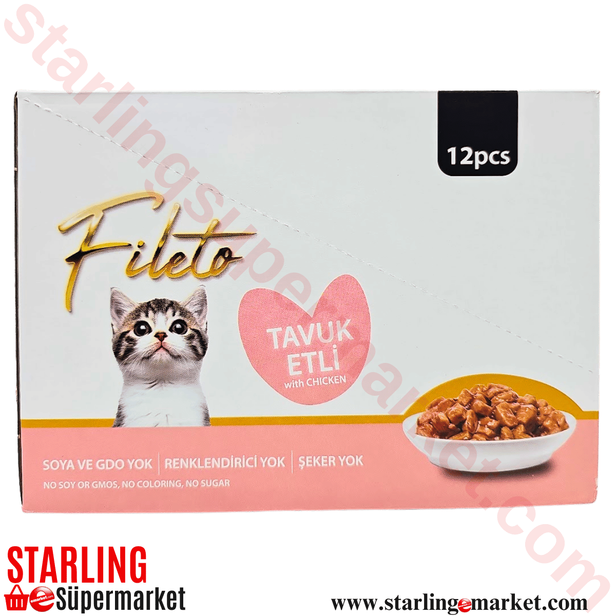 FILETO KEDI MAMASI ISLAK YAVRU TAVUKLU 12*85 G