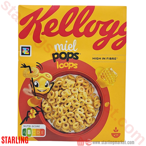 KELLOGS MIEL POPS LOOPS 330 G
