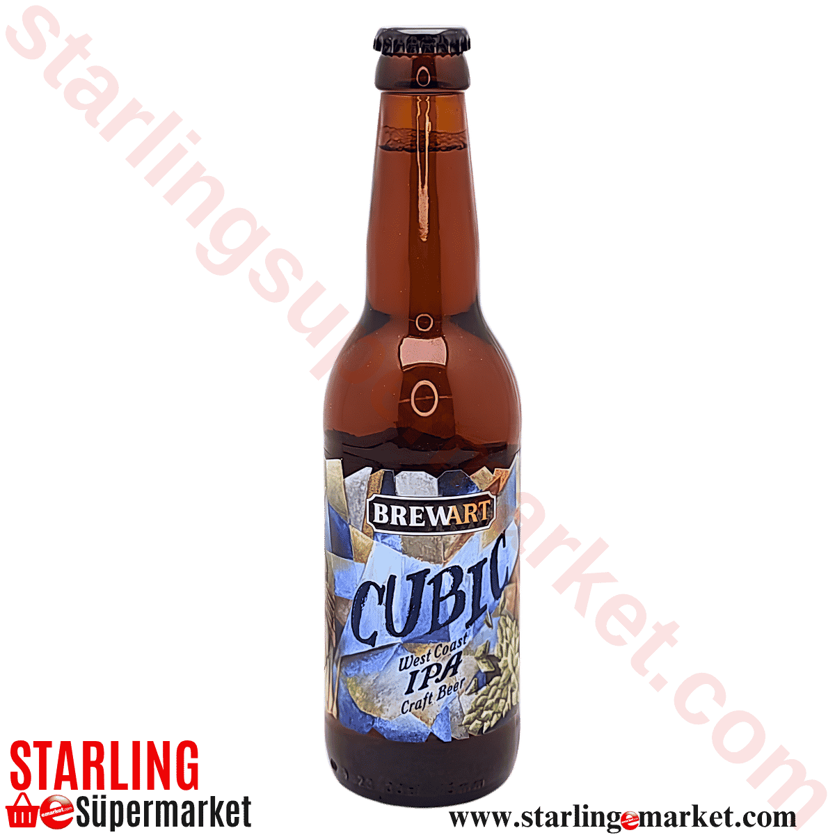 BREWART CRAFT BEER CUBIC WEST COAST IPA 330 ML