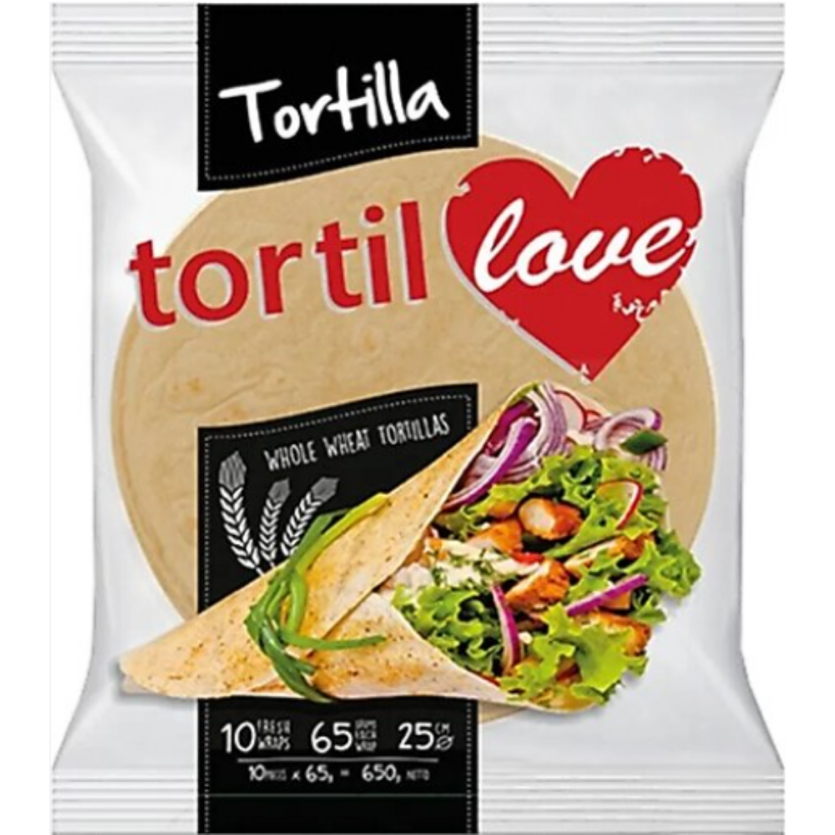 TORTILLOVE LAVAS 25 CM 650 G
