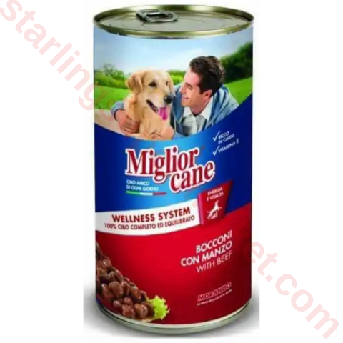MIGLIORCANE KOPEK MAMASI ISLAK ET 1250 G