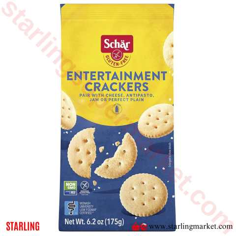 SCHAR CRACKERS SALTI GLUTEN FREE 175 G
