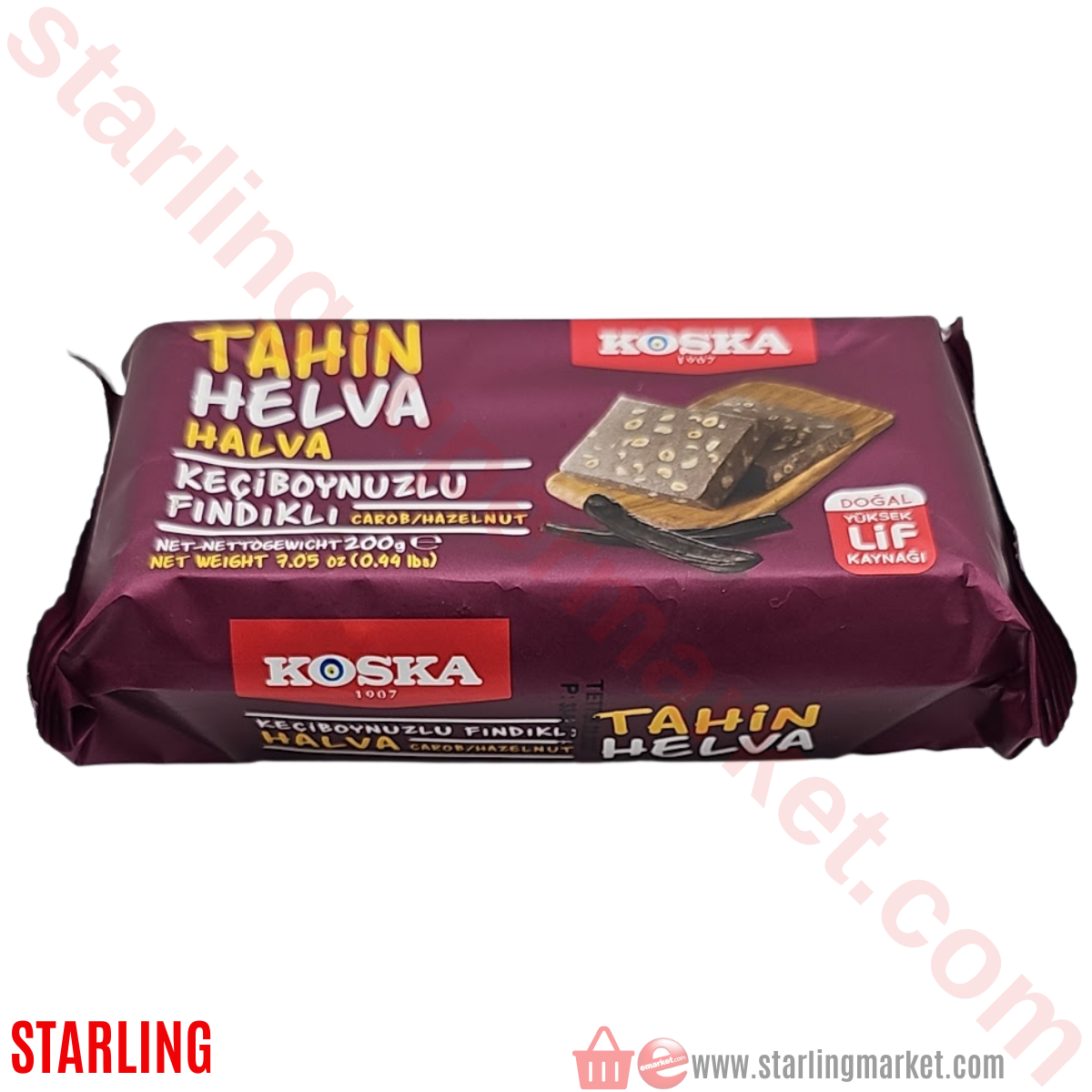 KOSKA HELVA TAHIN KECIBOYNUZLU FINDIKLI 200 G