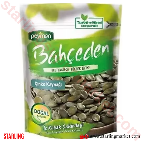 PEYMAN BAHCEDEN CIG IC KABAK CEKIRDEGI 150 G