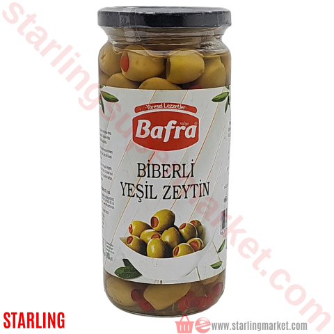 BAFRA ZEYTIN YESIL BIBER DOLGULU 280 G