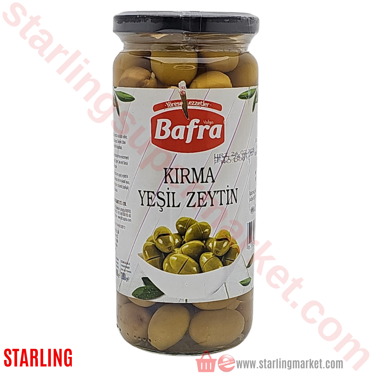 BAFRA ZEYTIN YESIL KIRMA 250 G