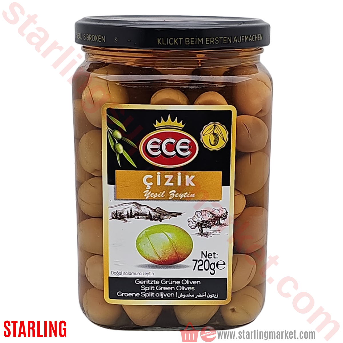 ECE ZEYTIN YESIL CIZIK 720 G