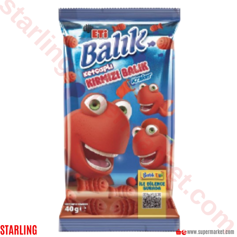 ETI BALIK KRAKER KIRMIZI KETCAPLI 40 G
