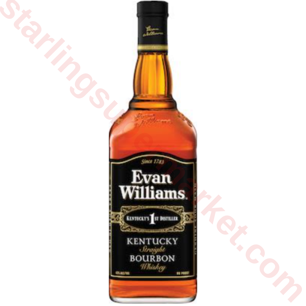 EVAN WILLIAMS BLACK BOURBON WHISKEY 100 CL