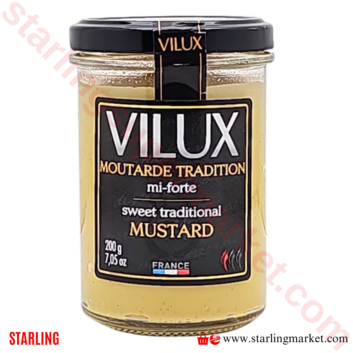 VILUX DIJON MUSTARD SWEET 200 G