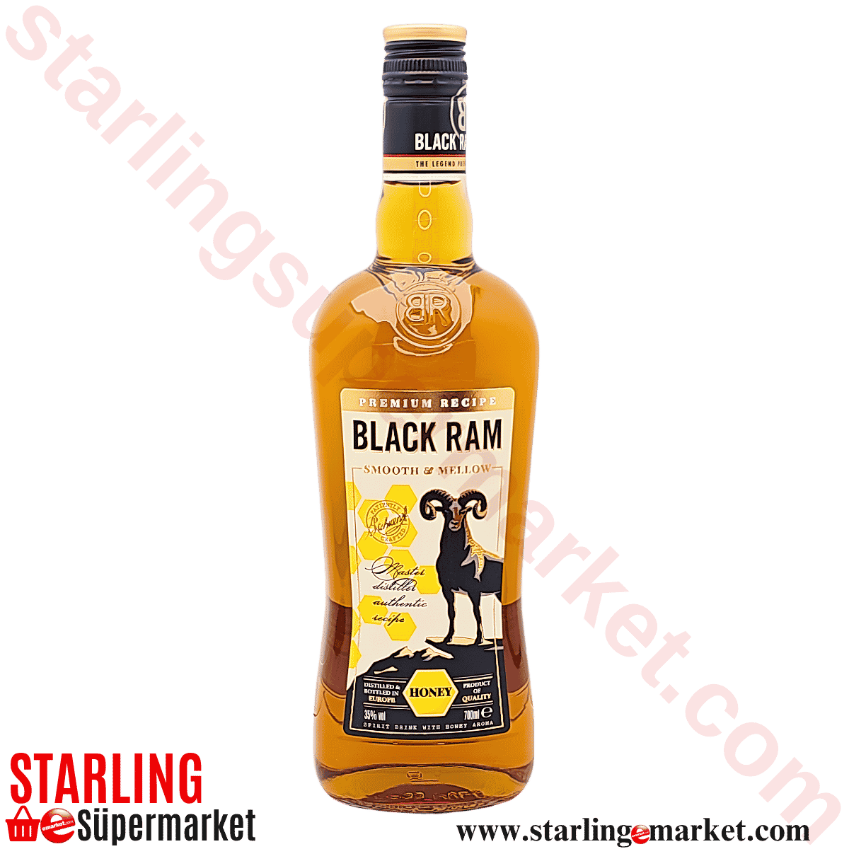 BLACK RAM WHISKY HONEY 70 CL