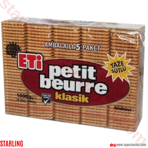 ETI BISKUVI PETIT BEURE 1000 G