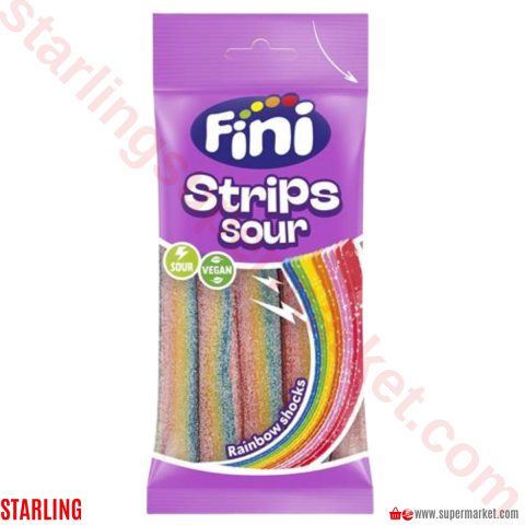 FINI JELLY SOUR TONGUES 6 COLOURS 90 G