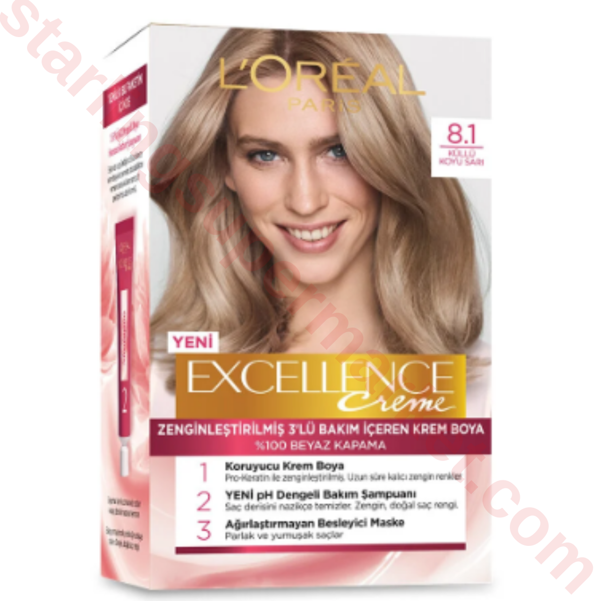 LOREAL EXCELLENCE CREME KULLU KOYU SARI 8.1