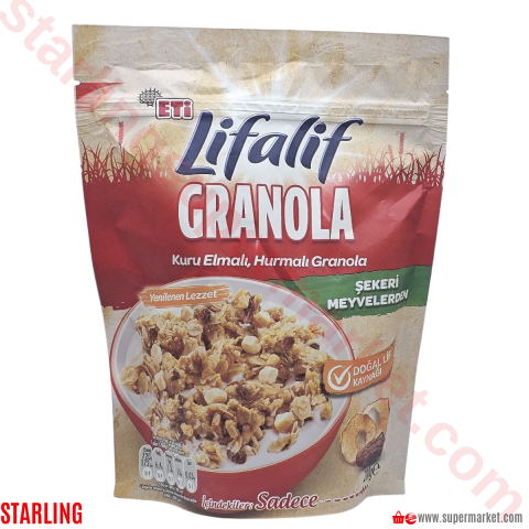 ETI LIFALIF GRANOLA ELMALI-HURMALI 200 G