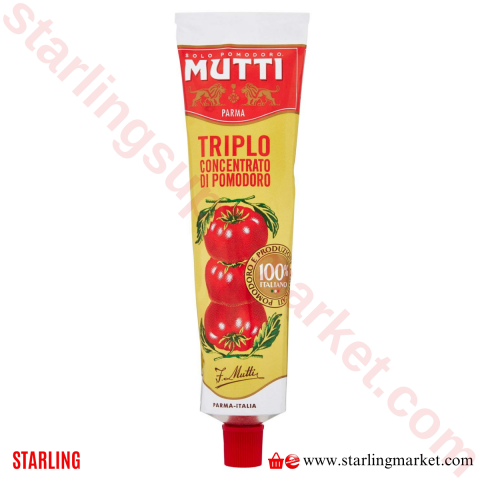 MUTTI DOMATES PURESI TRIPLE TUBE 185 G
