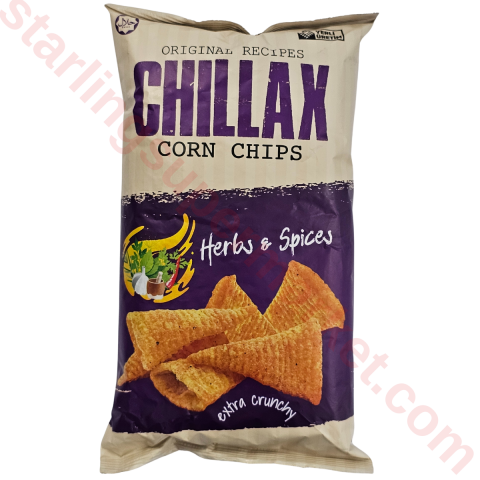 CHILLAX CORN CHIPS HERBS&SPICES 60 G