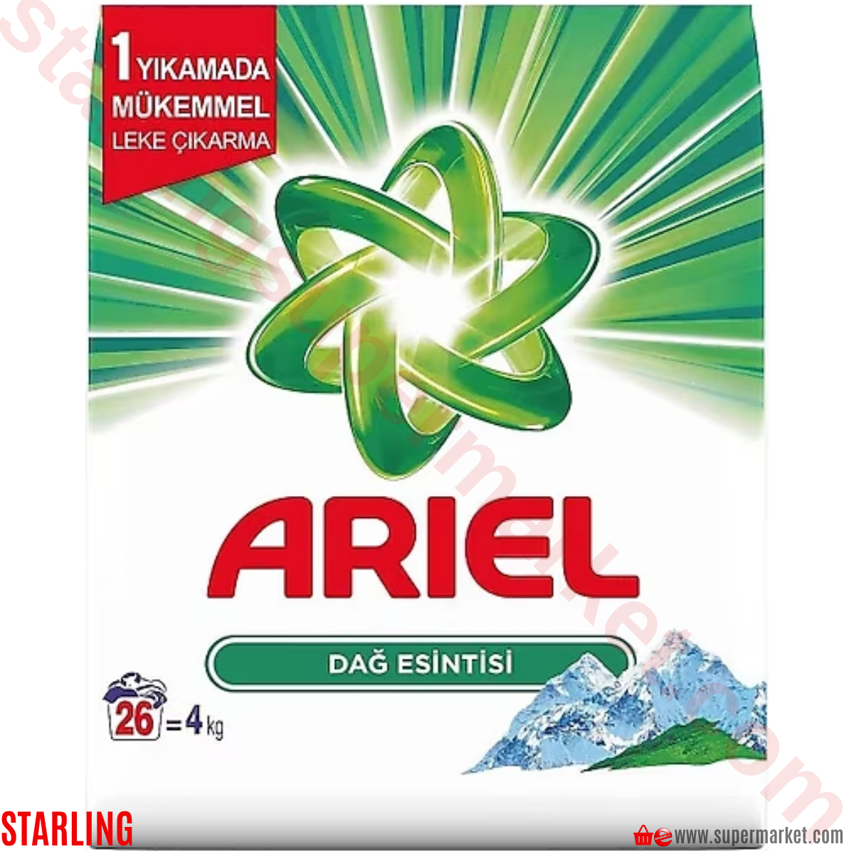 ARIEL TOZ DETERJAN DAG ESINTISI 4 KG