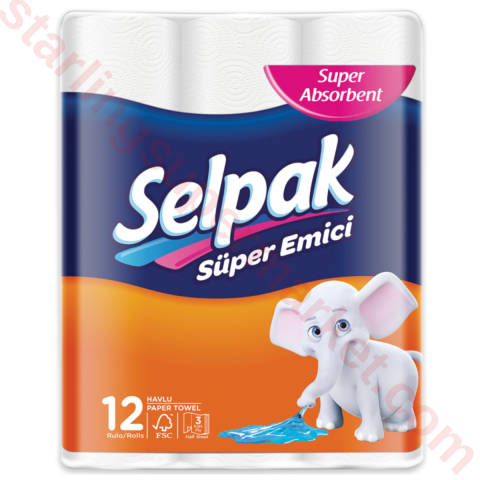 SELPAK HAVLU 12 LI