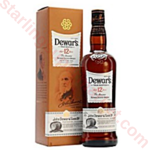 DEWARS WHISKY 12 YEARS 75 CL