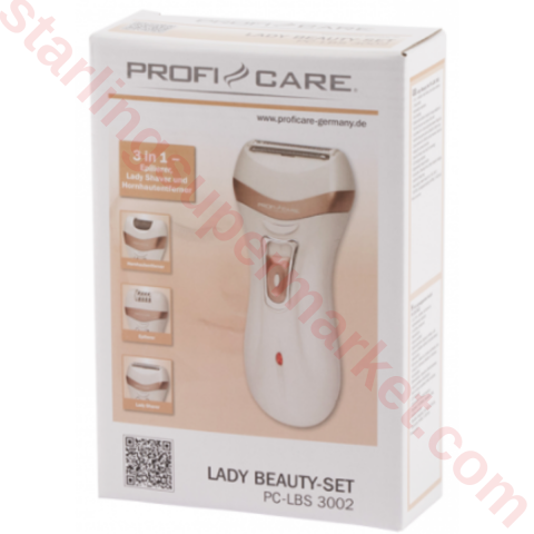 PROFICARE EPILATOR LADY BEAUTY SET 3 LU