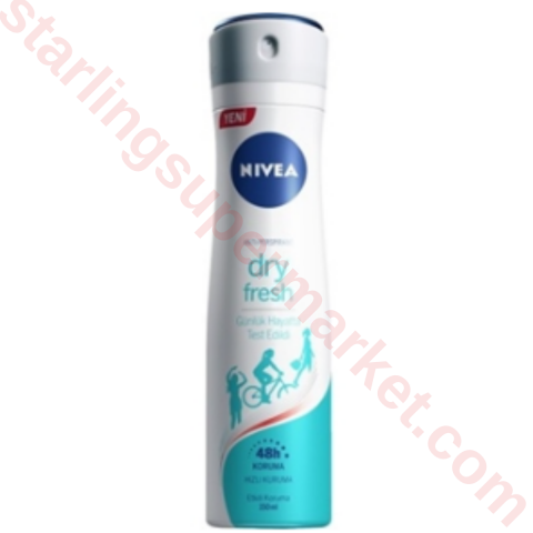 NIVEA DEO SPREY KADIN DRY FRESH 150 ML