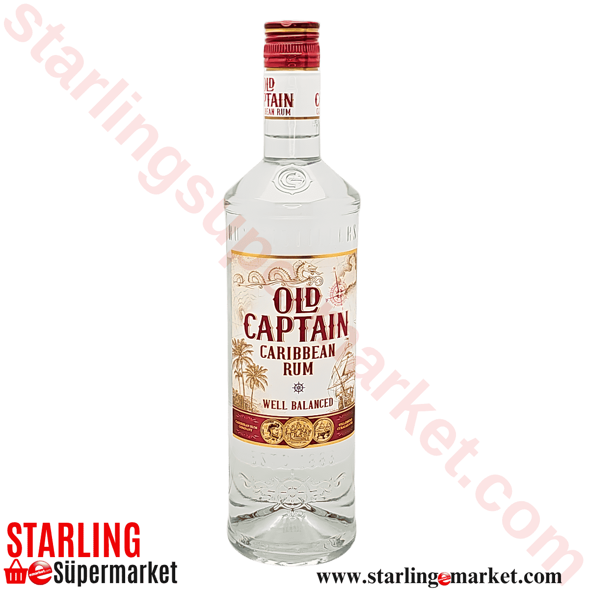 OLD CAPTAIN RUM CARIBBEAN 70 CL