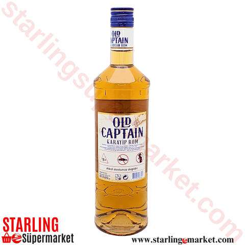OLD CAPTAIN RUM CARIBBEAN BROWN 70 CL