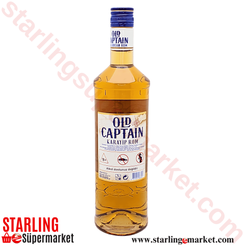 OLD CAPTAIN RUM CARIBBEAN BROWN 70 CL