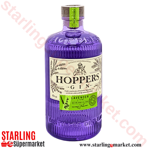 HOPPERS GIN LAVENDER THYME 70 CL