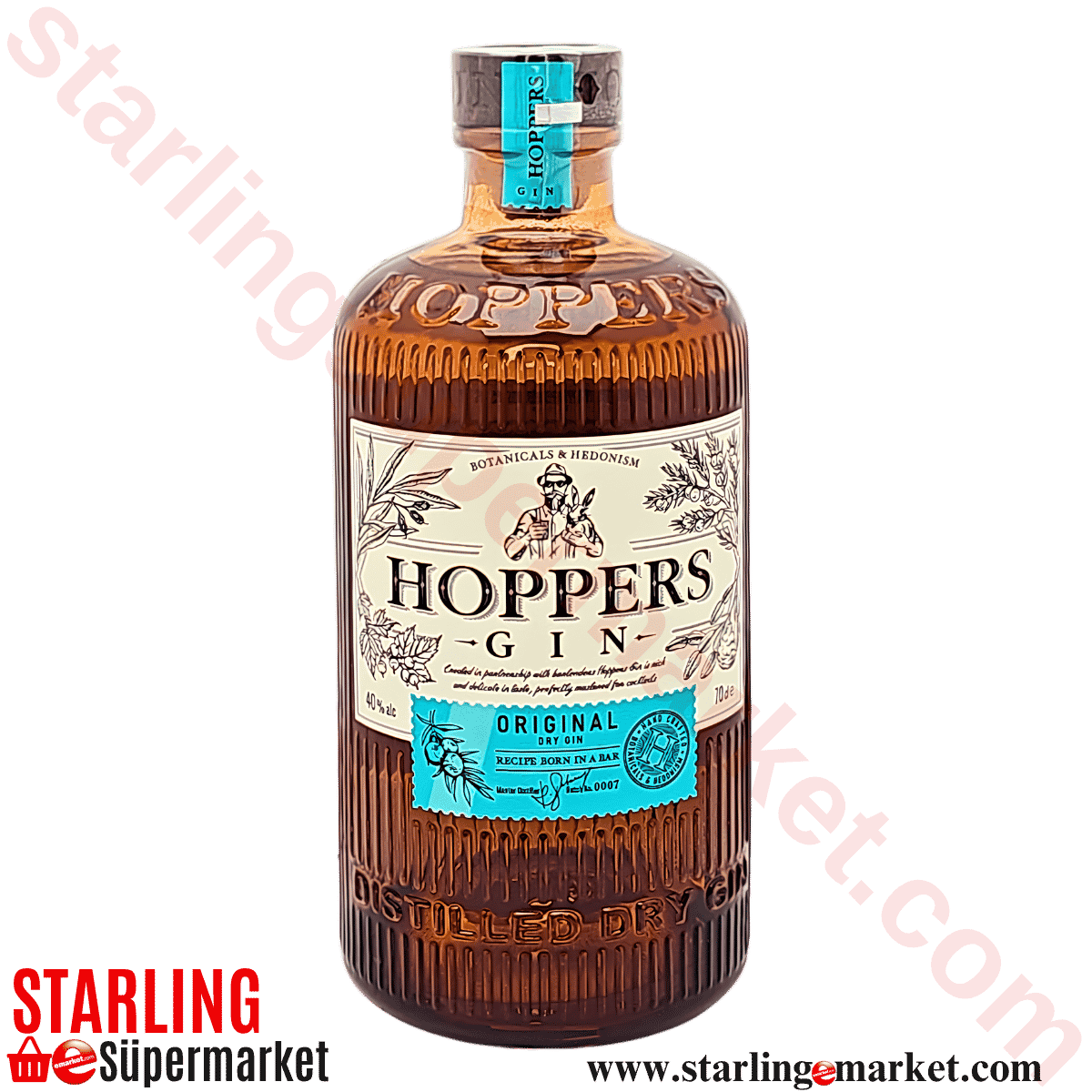 HOPPERS GIN ORIGINAL DRY 70 CL