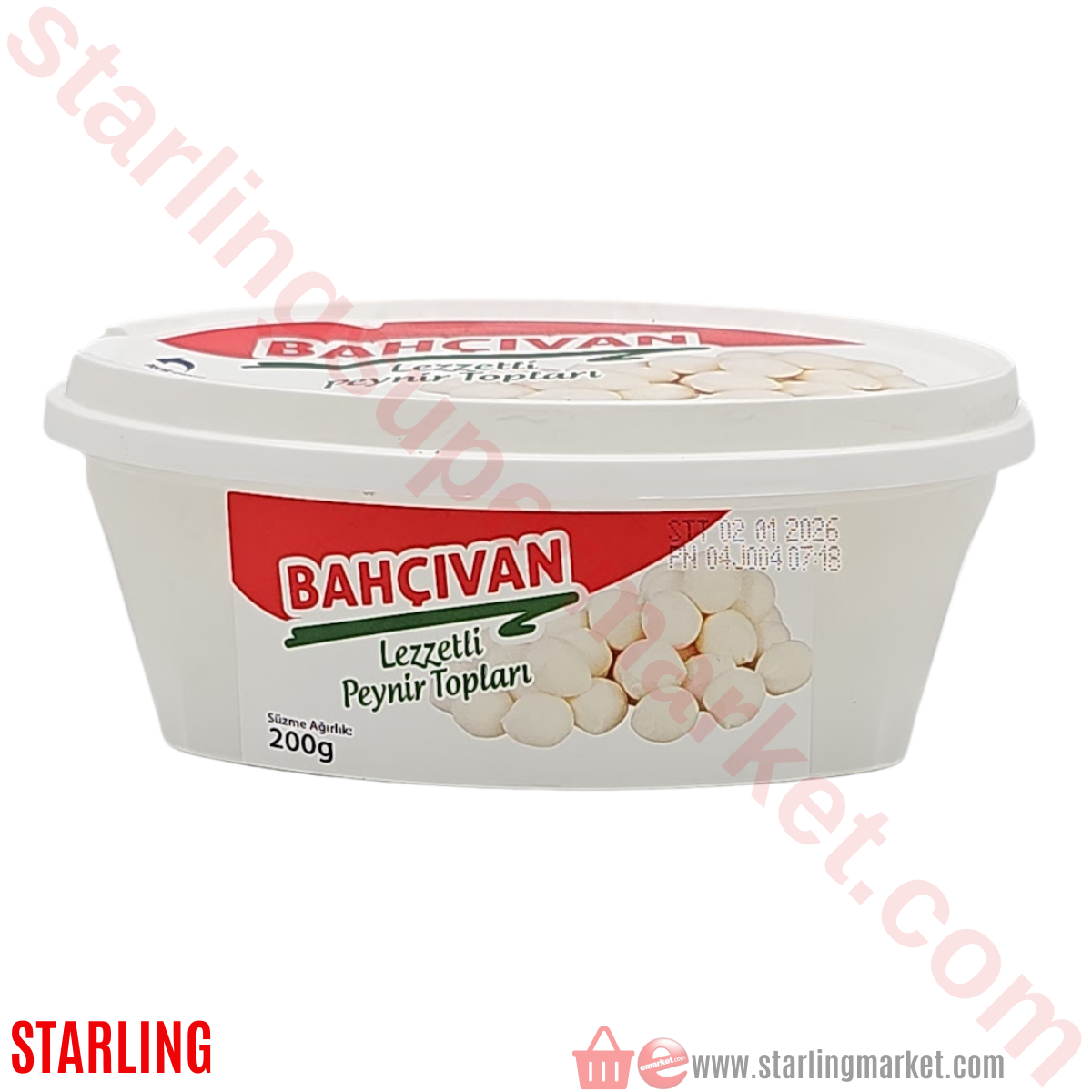BAHCIVAN PEYNIR TOPLARI 200 G
