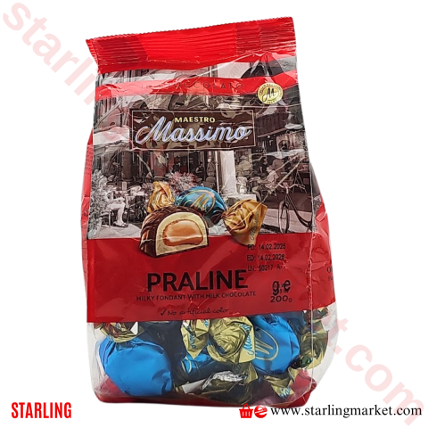MAESTRO MASSIMO PRALINA MILKY FONDANT CHOCOL 200 G