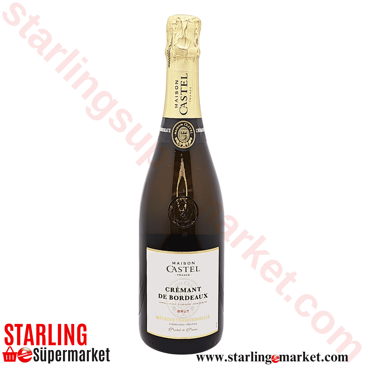 MAISON CASTEL KOPUKLU CREMANT DE BORDE. BRUT 75 CL