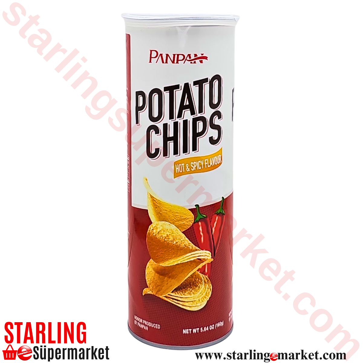 PANPAN POTATO CHIPS HOT&SPICY 160 G