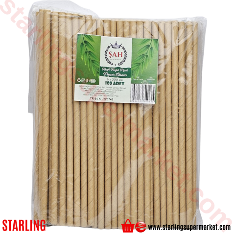 EROL SAH KAGIT PIPET SIYAH-BEYAZ 6*200MM 100 LU