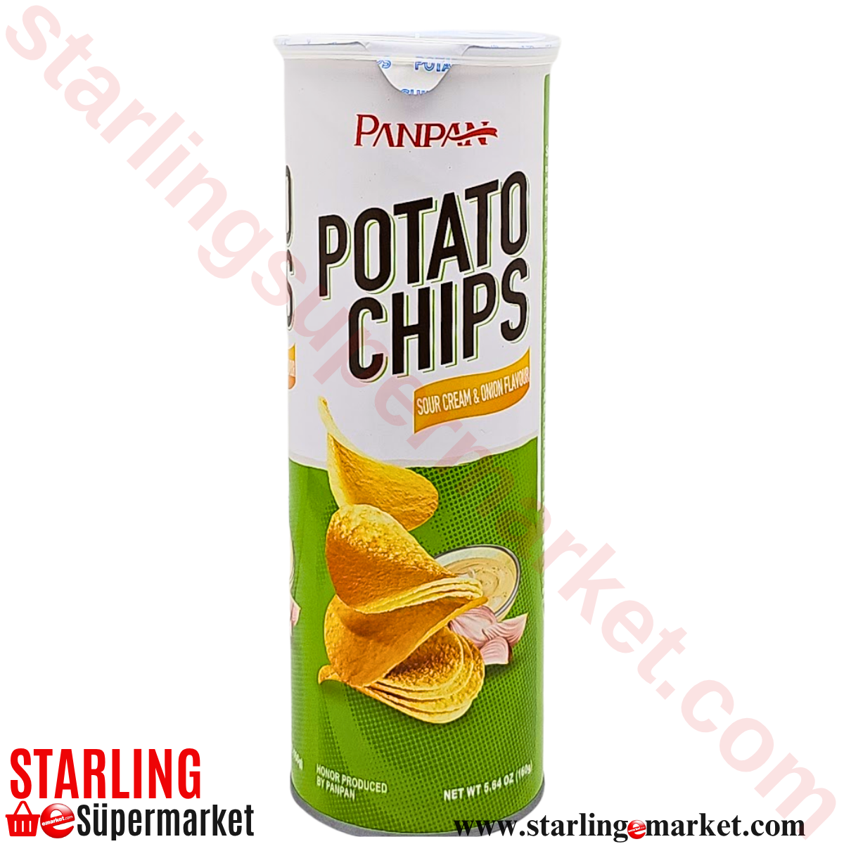 PANPAN POTATO CHIPS SOUR CREAM&ONION 160 G