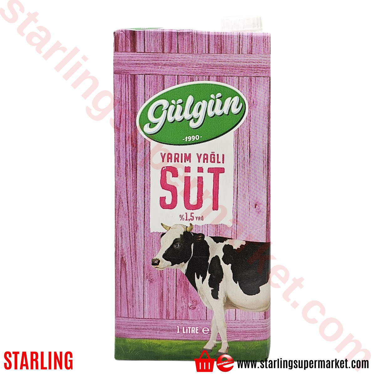 GULGUN UHT YARIM YAGLI SUT 1000 ML