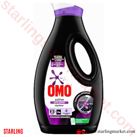 OMO SIVI DETERJAN SIYAH 1500 ML