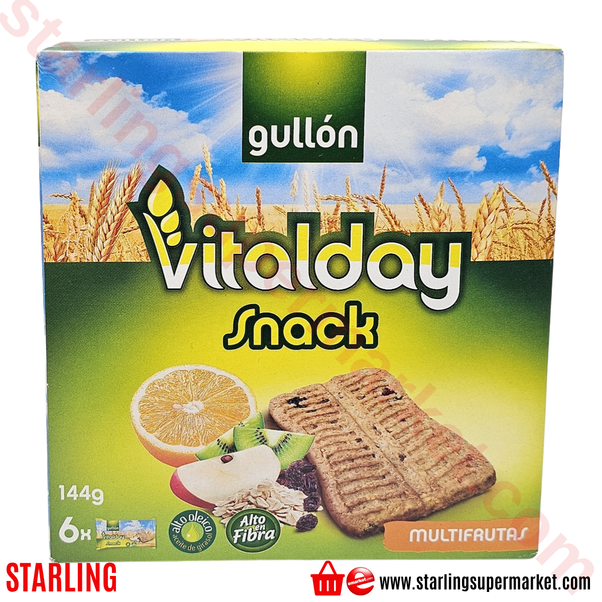 GULLON VITALDAY MULTIFRUTAS 6x24 G