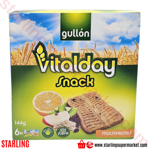 GULLON VITALDAY MULTIFRUTAS 6x24 G