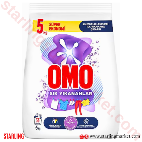 OMO TOZ DETERJAN SIK YIKANAN 5 KG