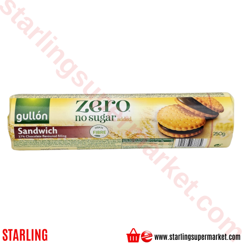 GULLON ZERO DIET NATURE SEKERSIZ SANDVIC BIS 250 G