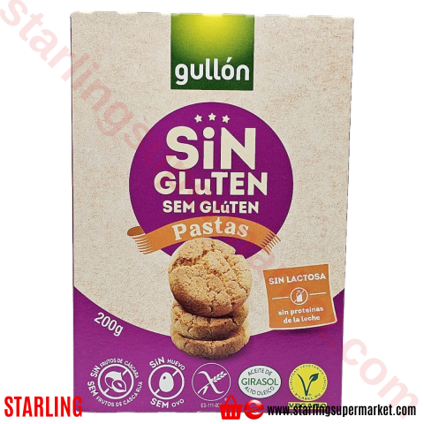GULLON BISKUVI GLUTEN FREE 200 G