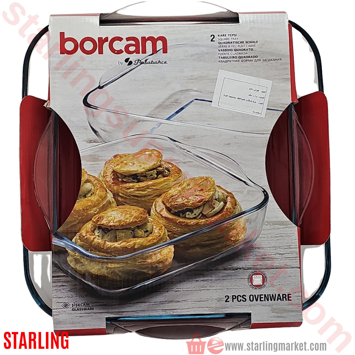 PASABAHCE BORCAM 2 LI SET 159028