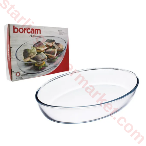 PASABAHCE BORCAM OVAL TEPSI 351MM*245MM 59074