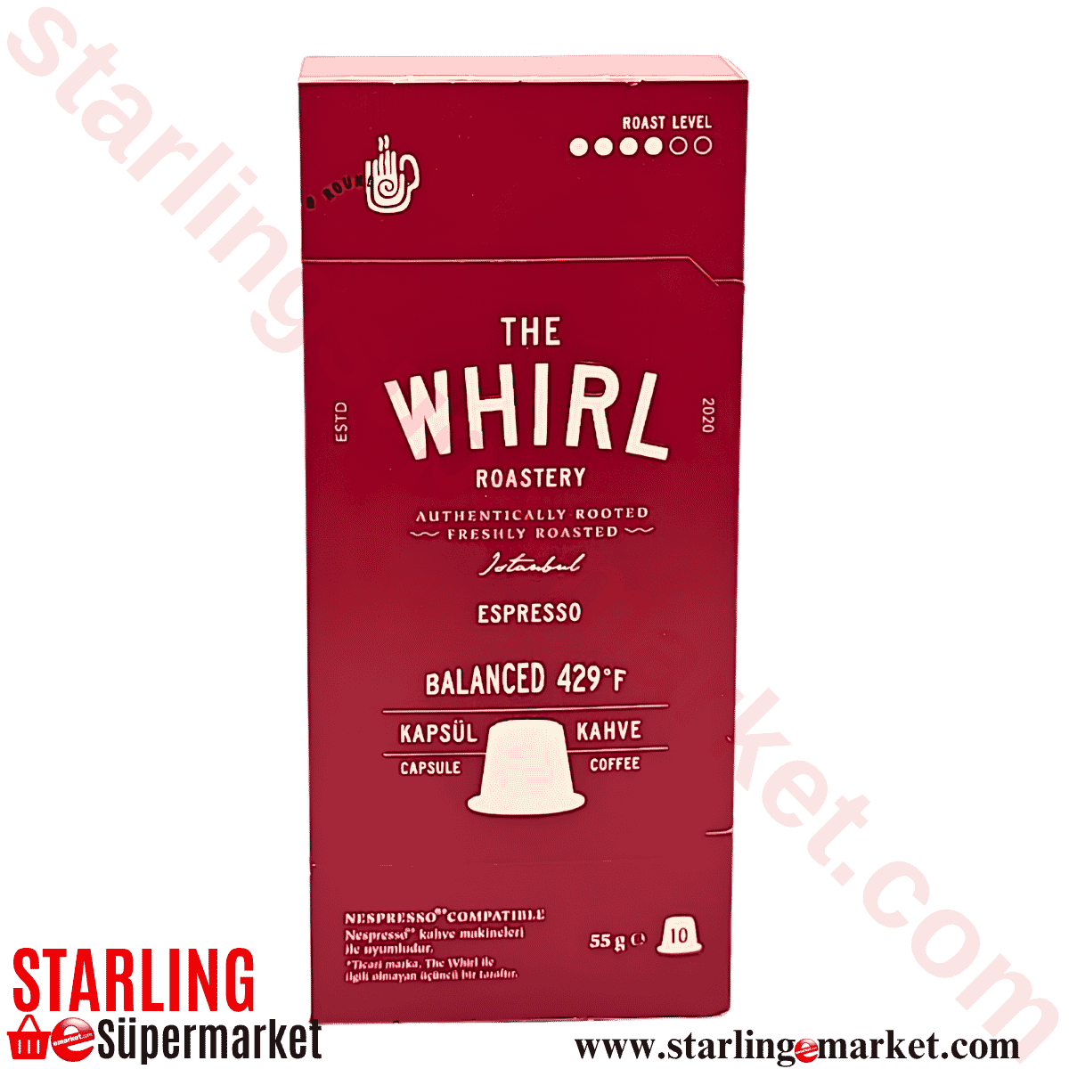 THE WHIRL ESPRESSO MEDIUM KAPSUL 10 LU