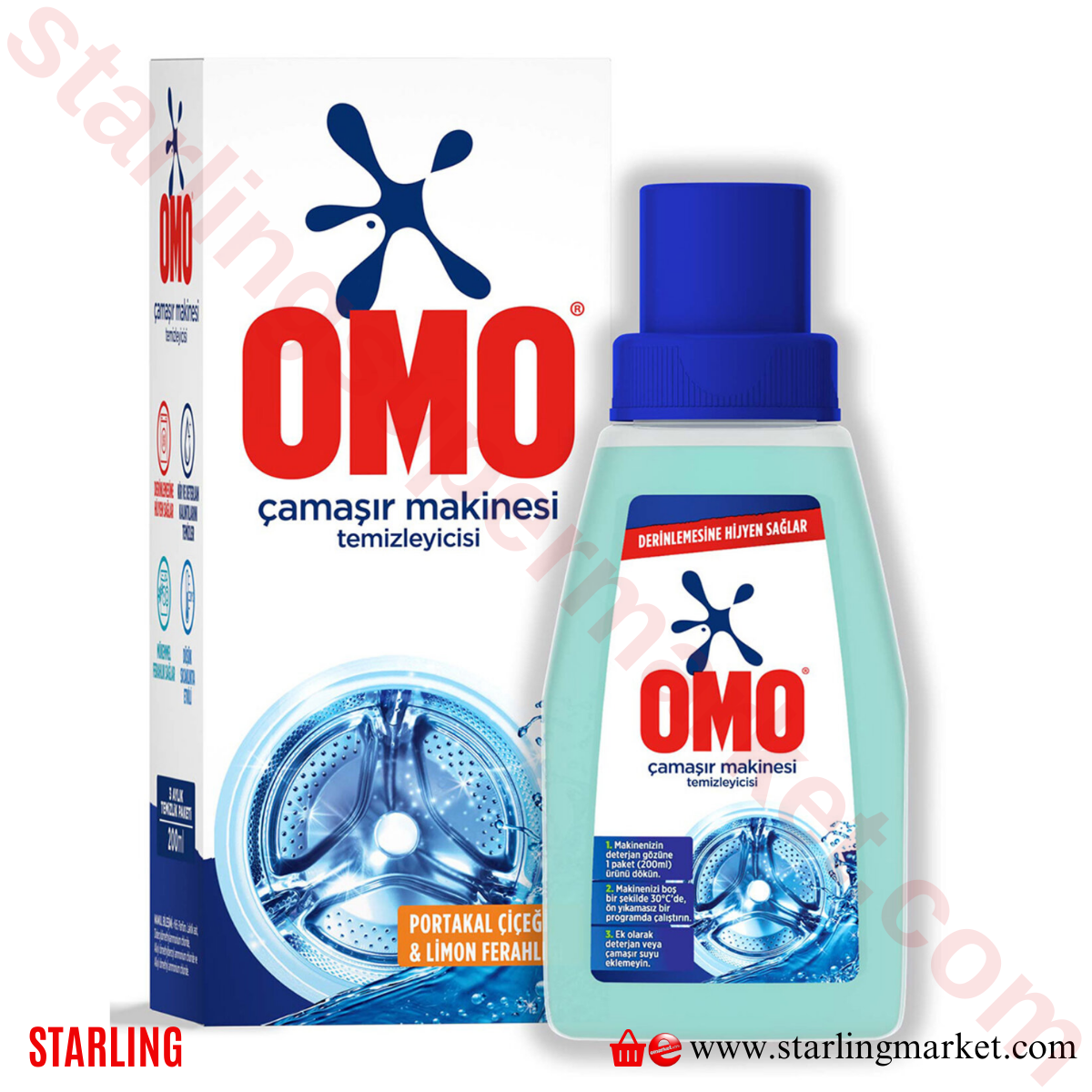 OMOMATIK MAKINE TEMIZLEYICI 200 ML