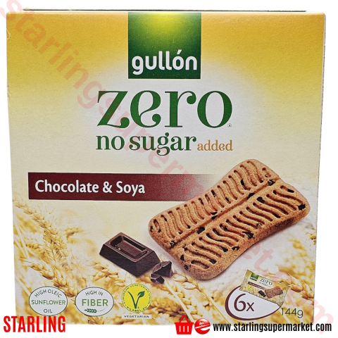 GULLON ZERO DIET NATURE SEKERSIZ CIKOLATA 24 G
