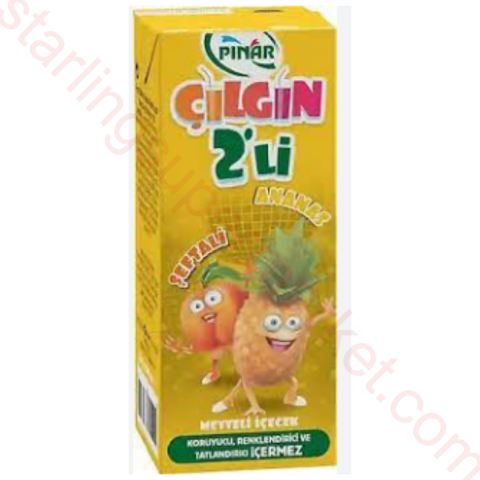 PINAR MEYVELI CILGIN 2 LI ANANAS-SEF 200 ML